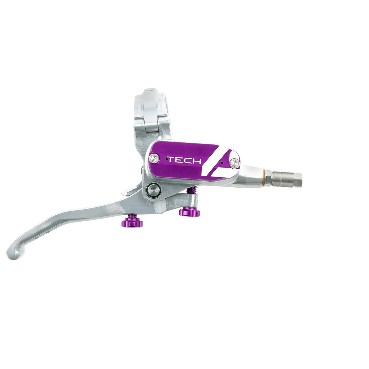 Hope Tech 4 Master Cylinder Complete Right Hand Silver/Purple