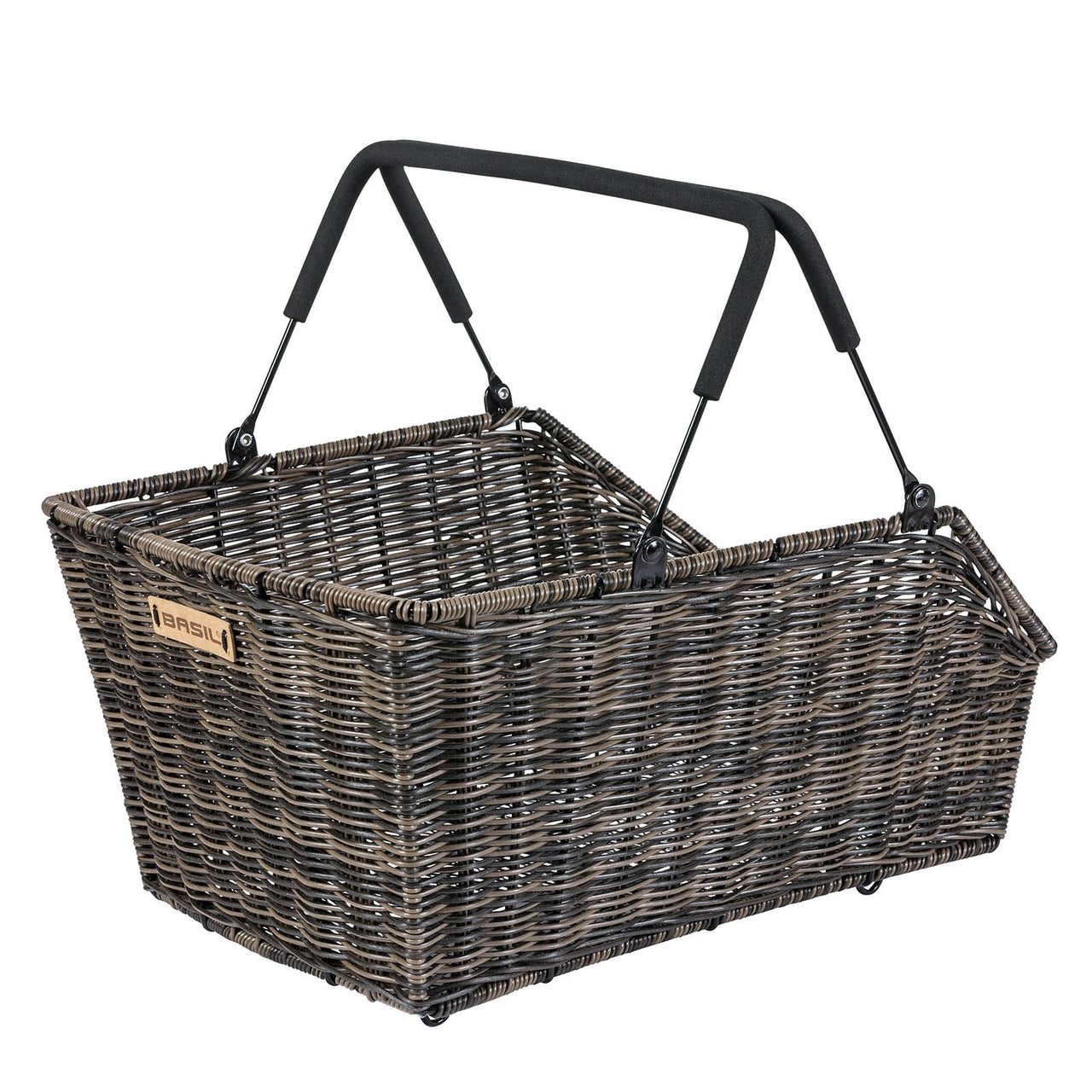 Basil Cento Rear Basket MIK Rattan Look