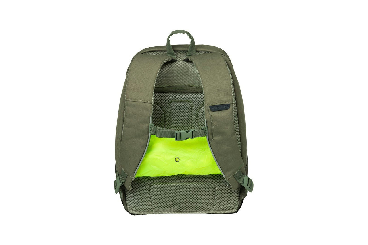 Basil B-Safe Commuter Backpack Green