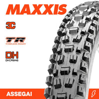 Thumbnail for Maxxis Tyre Assegai 27.5 X 2.50 WT DH 3C Grip TR Fold 60X2TPI E-25