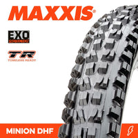 Thumbnail for Maxxis Tyre Minion DHF 29 X 2.60 EXO TR Fold 60TPI E-25