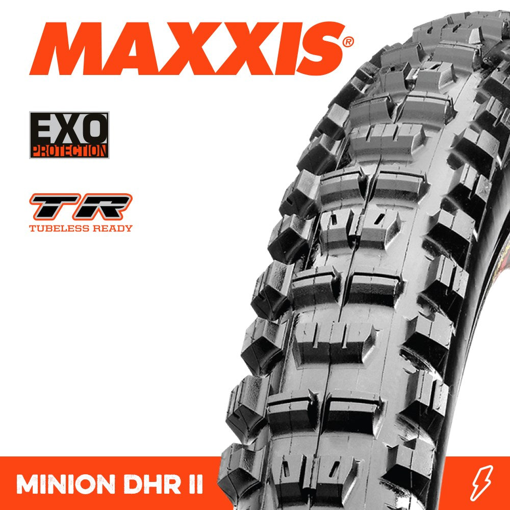 Maxxis Tyre Minion DHR II 29 X 2.60 EXO TR Fold 60TPI E-25