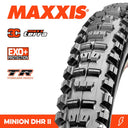MAXXIS Tyre Minion DHR II 27.5 X 2.60 3C Terra EXO+ TR Fold 60TPI E-25