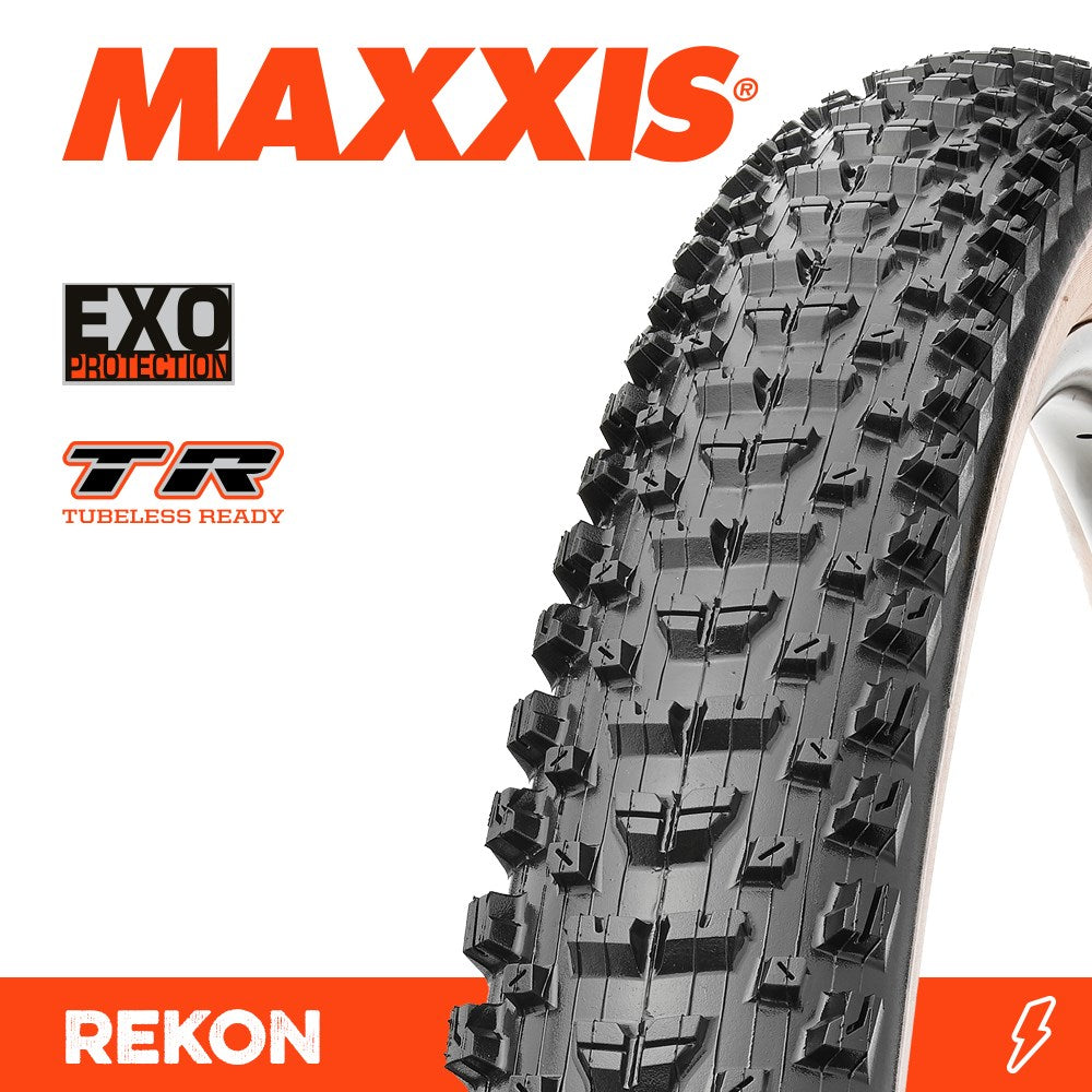 Maxxis Tyre Rekon 29 X 2.60 EXO TR Tanwall Fold 60TPI E-25