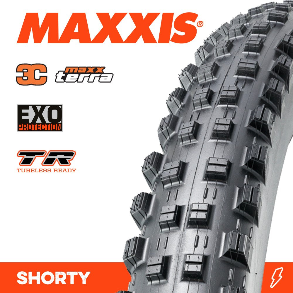 Maxxis Tyre Shorty 29 X 2.40 WT 3C Terra EXO TR Fold 60TPI E-25