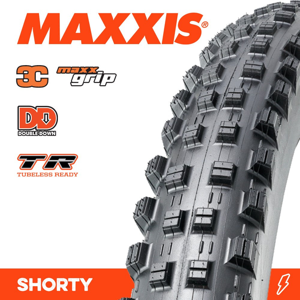 Maxxis Tyre Shorty 27.5 X 2.40 WT 3C Grip Dd TR Fold 120X2TPI E-25