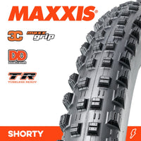 Thumbnail for Maxxis Tyre Shorty 27.5 X 2.40 WT 3C Grip Dd TR Fold 120X2TPI E-25