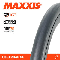 Thumbnail for Maxxis Tyre High Road SL 700 X 28C Hypr-S K2 Fold 170TPI