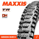 MAXXIS Tyre Minion DHR II 29 X 2.40 WT Bikepark DH TR Wire 60X2TPI E-25