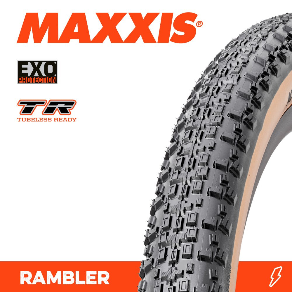 Maxxis Tyre Rambler 700 X 45C EXO TR Tanwall Fold 60TPI