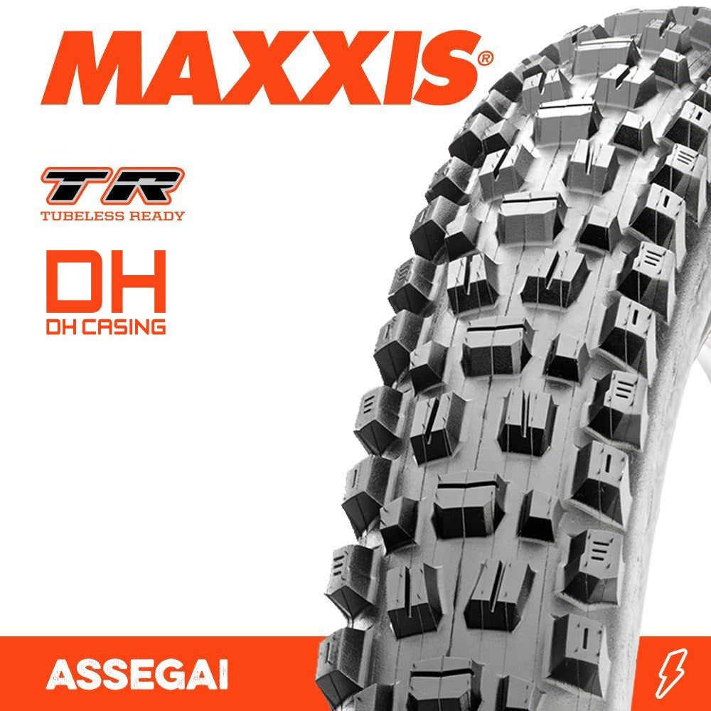 Maxxis Tyre Assegai 29 X 2.50 WT Bikepark / DH / TR Wire 60X2TPI E-25