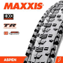 MAXXIS Tyre Aspen 29 X 2.40 WT EXO TR 3C New Maxxspeed Fold 120TPI E-25