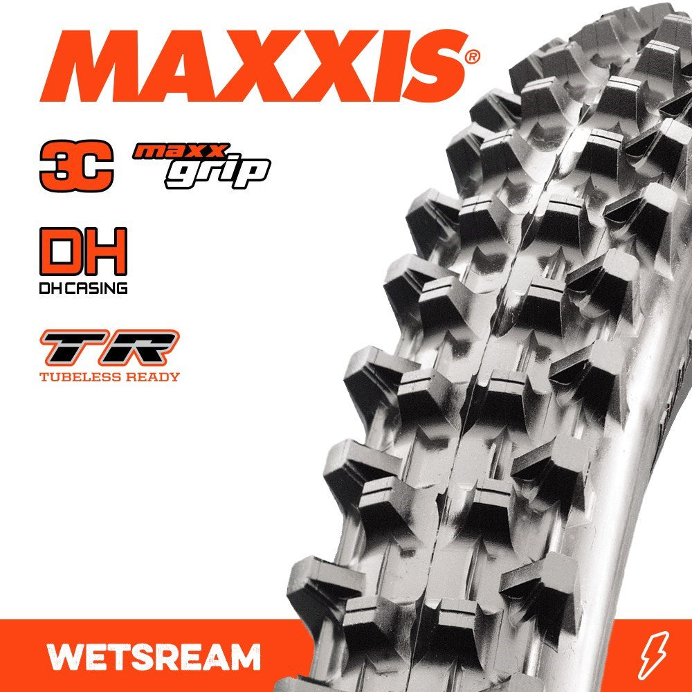 Maxxis Tyre Wetscream 27.5 X 2.50 3C Grip DH TR Fold 60X2TPI E-25