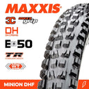 MAXXIS Tyre Minion DHF 27.5 X 2.50 WT 3C Grip DH TR E-MTB Fold 60X2TPI E-50