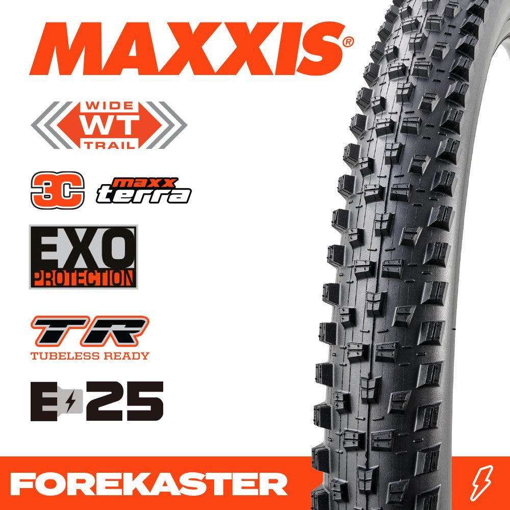 Maxxis Tyre Forekaster 27.5 X 2.40 WT EXO TR Fold 60TPI E-25