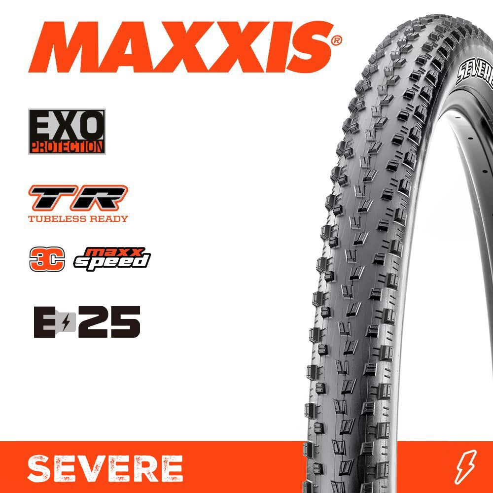 Maxxis Tyre Severe 27.5 X 2.25 EXO TR New Maxxspeed Fold 120TPI E-25