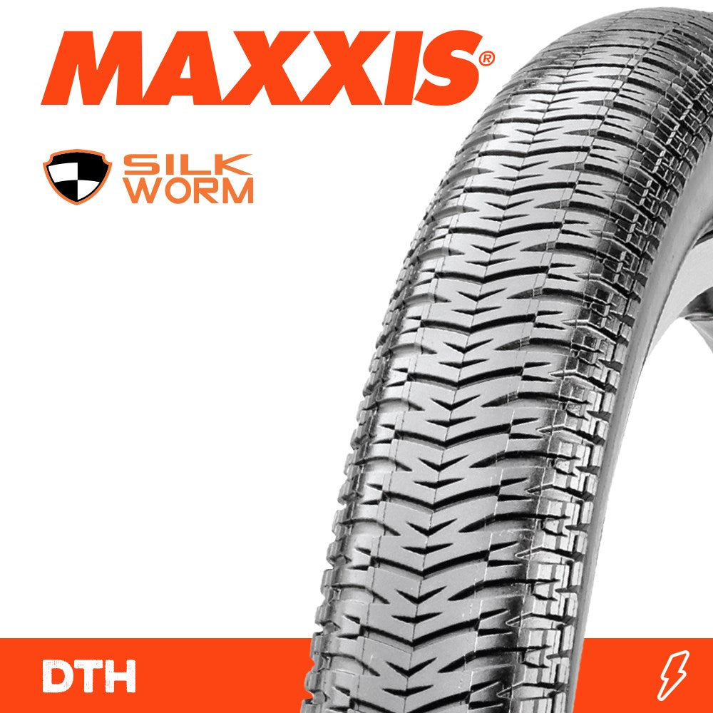 Maxxis Tyre DTH 20 X 1-1/8 Silkworm Wire 120TPI