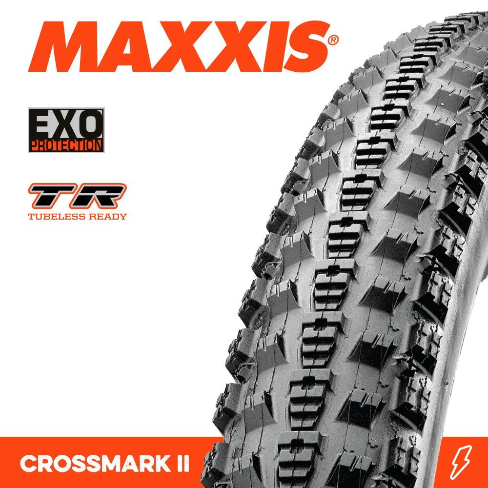 Maxxis Tyre Crossmark II 26 X 2.25 EXO TR Fold 60TPI E-25