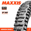 MAXXIS Tyre Minion DHR II 26 X 2.40 WT EXO TR Fold 60TPI E-25