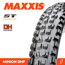 MAXXIS Tyre Minion DHF 26 X 2.50 DH ST Wire 60X2TPI E-25