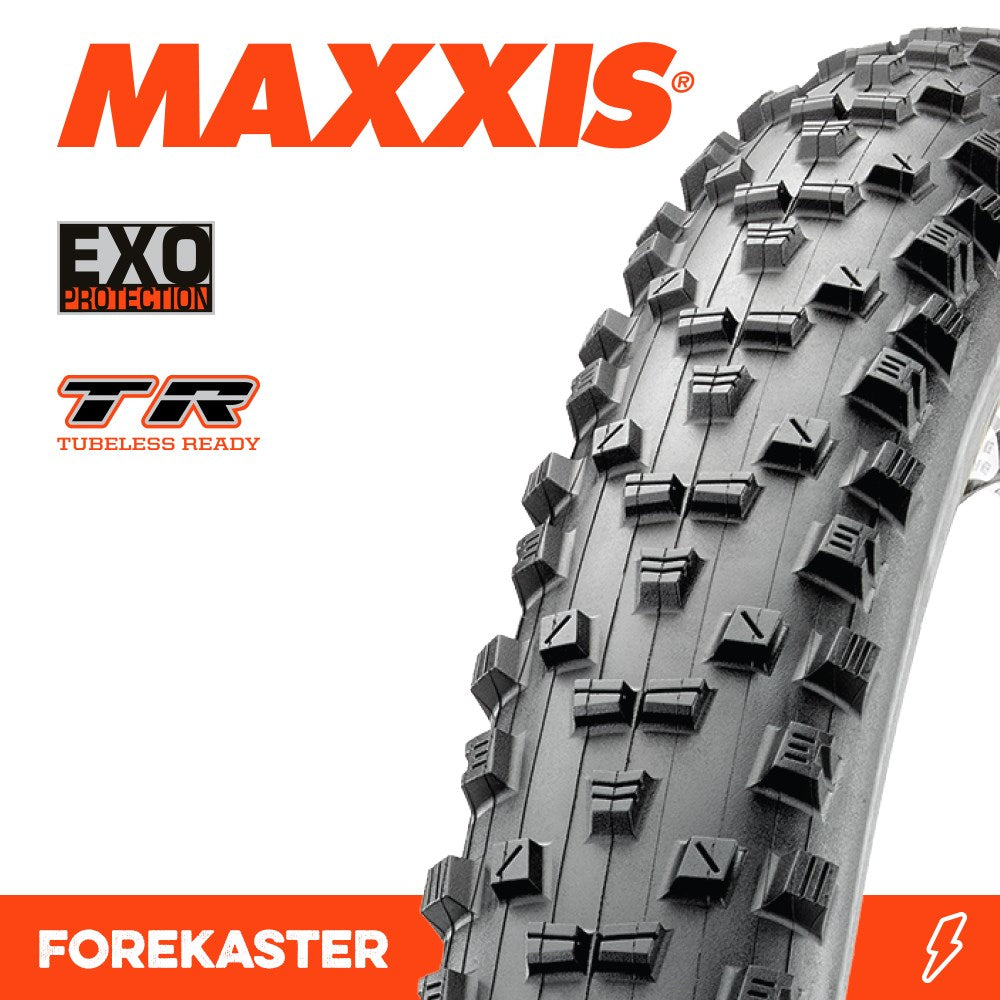 Maxxis Tyre Forekaster 27.5 X 2.35 EXO TR Fold 120TPI E-25