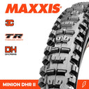 MAXXIS Tyre Minion DHR II 27.5 X 2.40 WT DH 3C Grip TR Fold 60X2TPI E-25