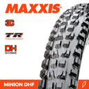 MAXXIS Tyre Minion DHF 27.5 X 2.50 WT DH 3C Grip TR Fold 60X2TPI E-25