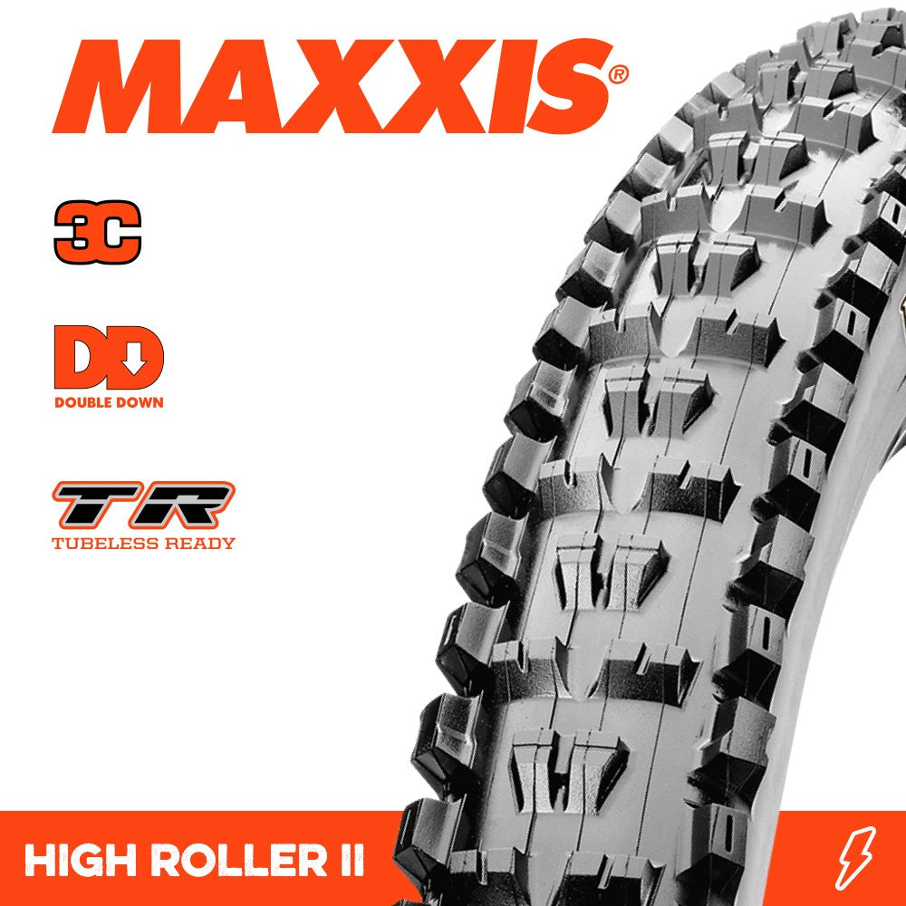 Maxxis Tyre High Roller II 27.5 X 2.50 WT 3C Terra TR Dd Fold 120X2TPI E-25