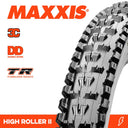 MAXXIS Tyre High Roller II 29 X 2.50 WT 3C Terra TR Dd Fold 120X2TPI E-25