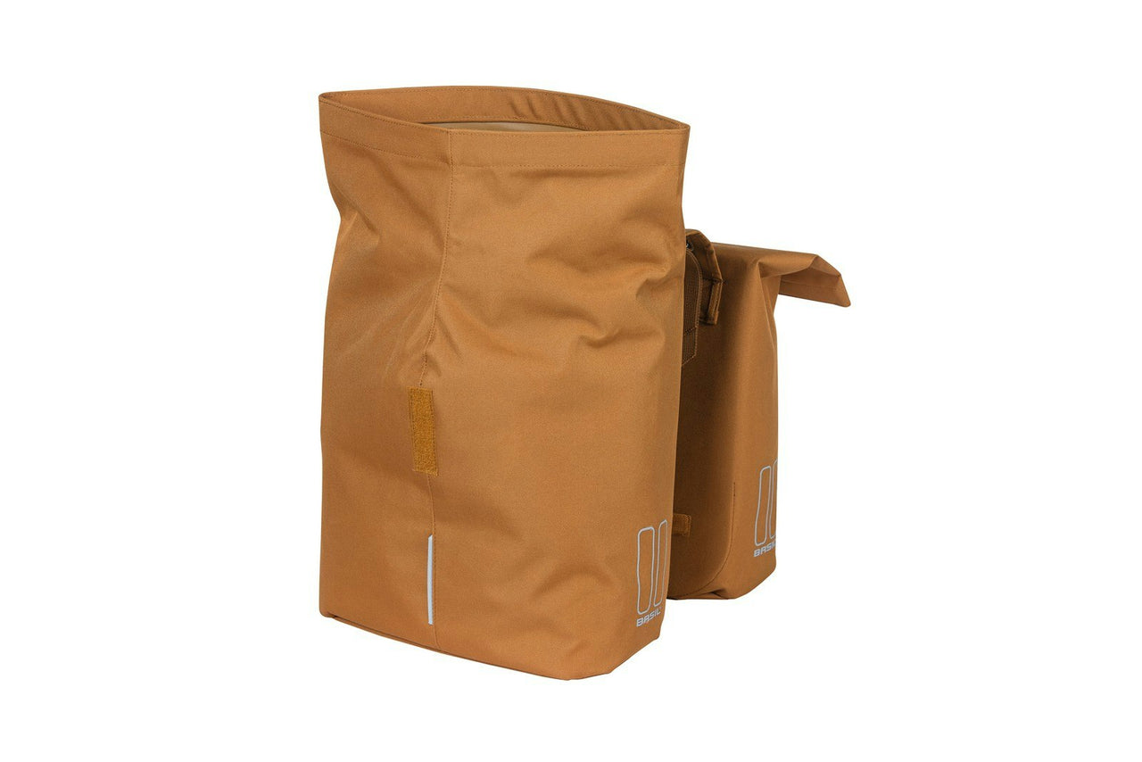 Basil City Double Bag Camel Brown 28-32L