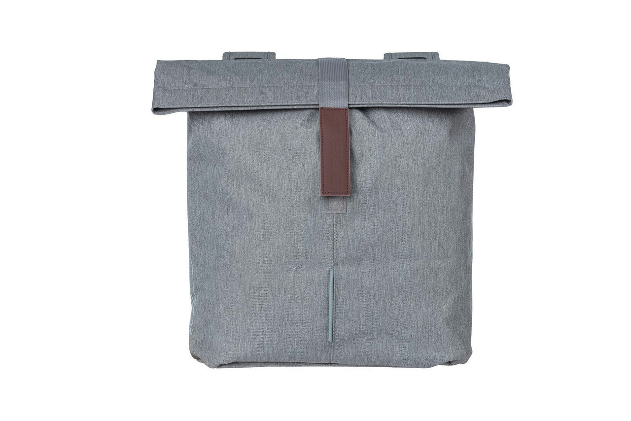 Basil City Double Bag Grey Melee 28 -32L