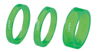 Thumbnail for BBB Cycling TransSpace 1-1/8 2X 5mm 1X 10mm Green Trans