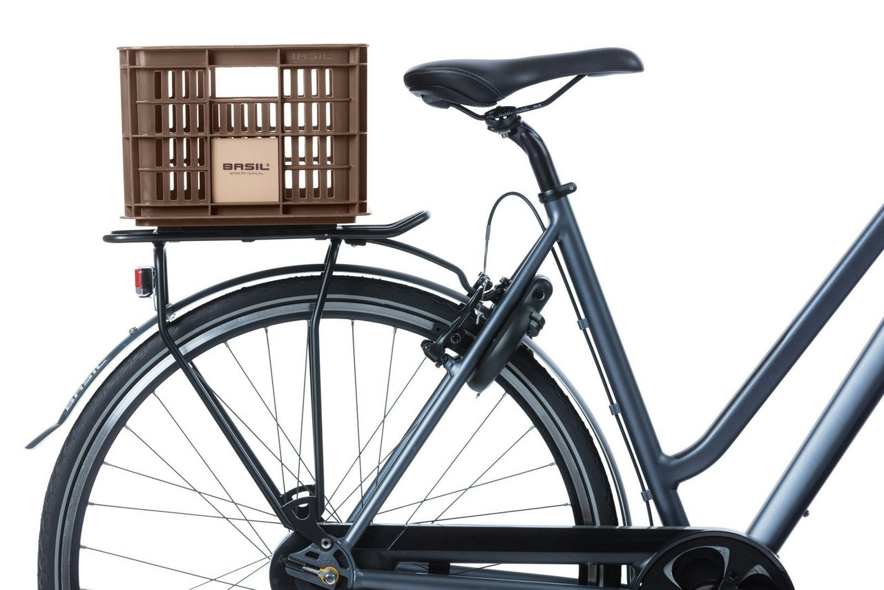 Basil Bicycle Crate S 17.5 Litres Chocolate Brown