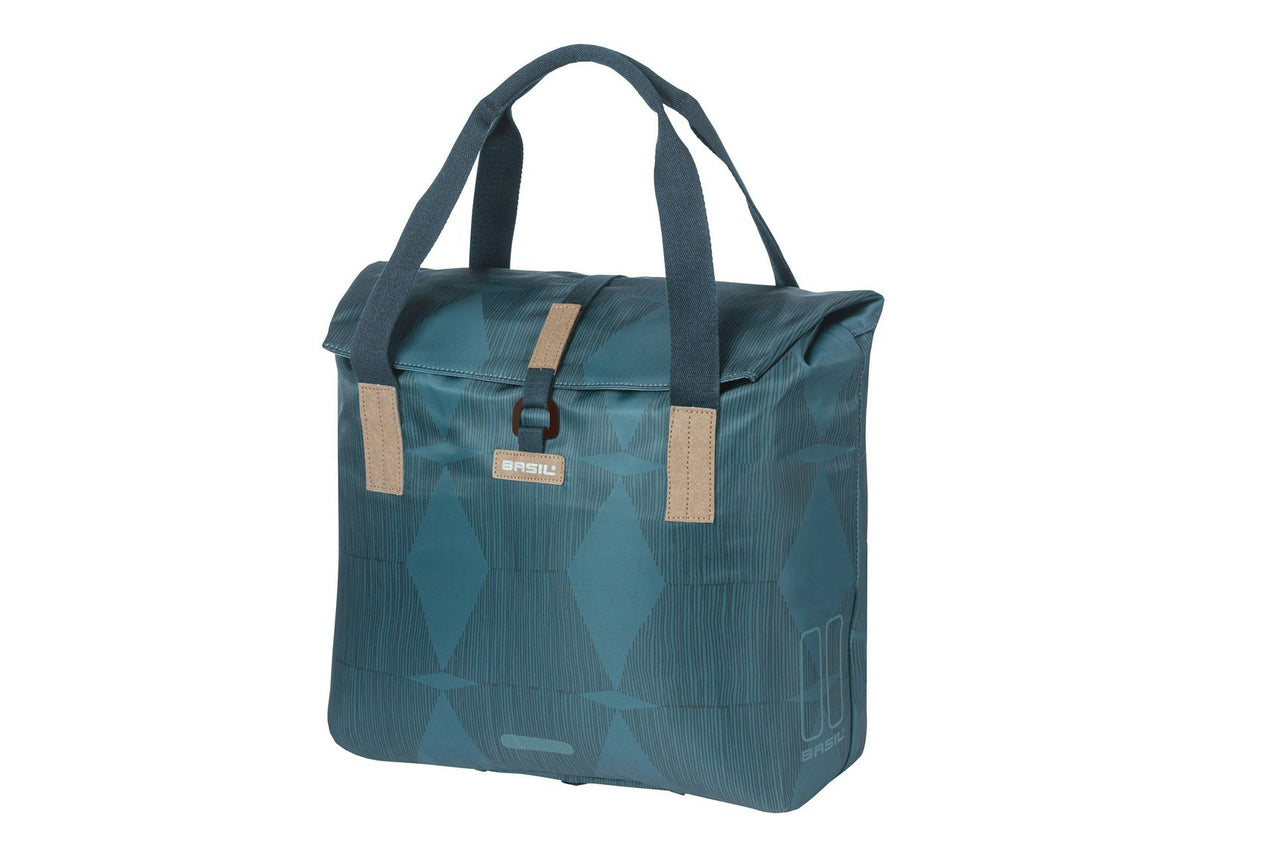 Basil Elegance Bicycle Shopper Bag 20-26L Estate Blue