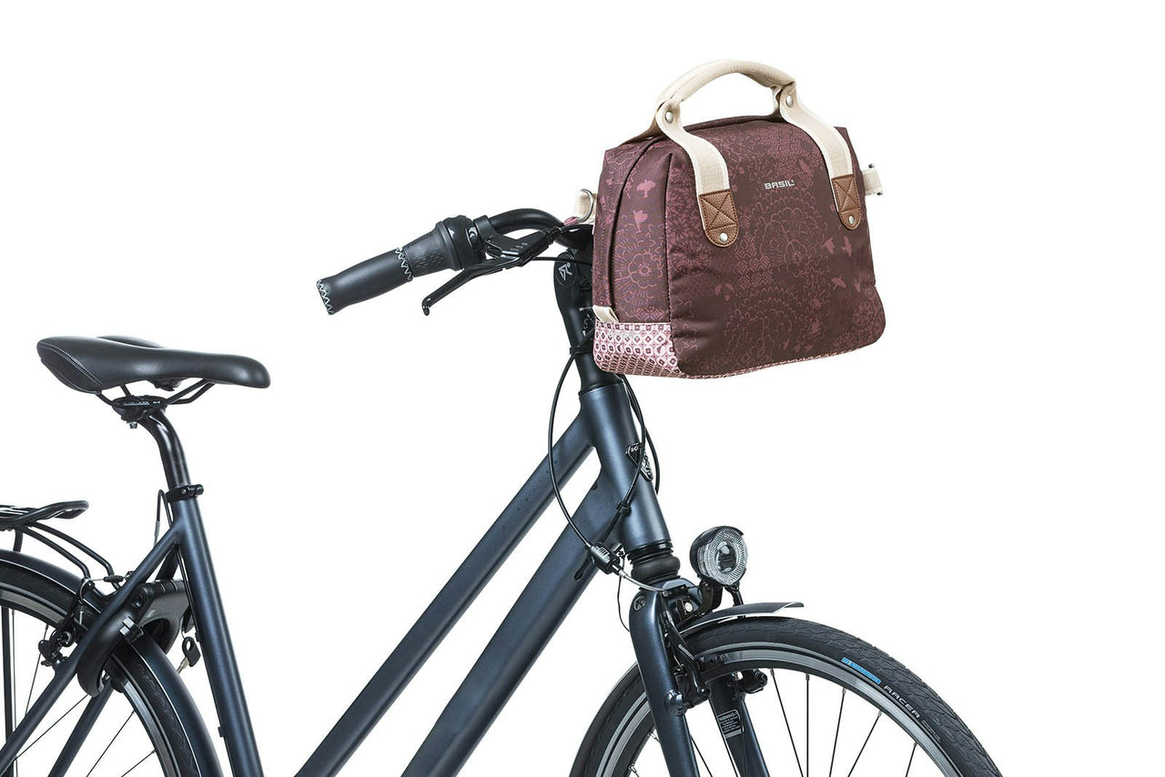 Basil Boheme Handlebar Bag Fig Red