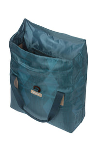 Thumbnail for Basil Elegance Bicycle Shopper Bag 20-26L Estate Blue