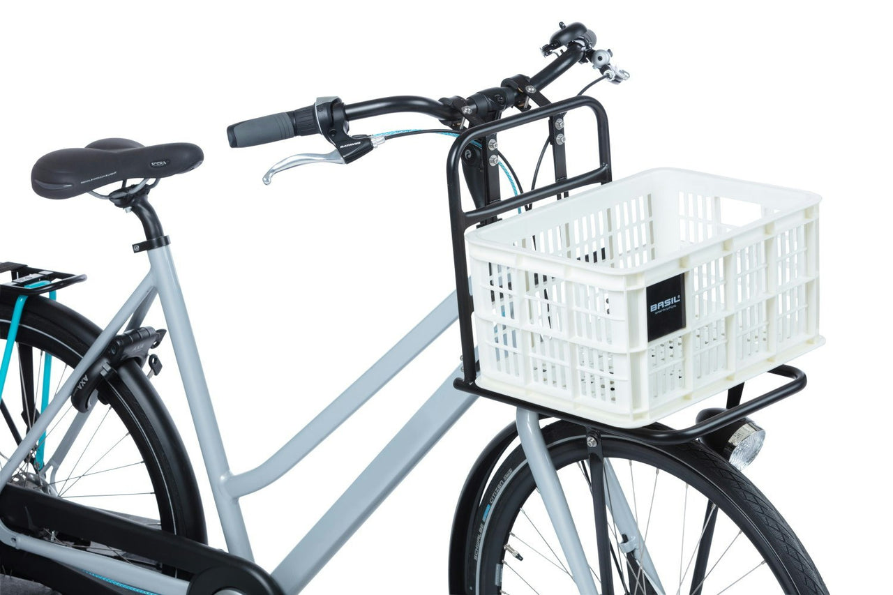 Basil Bicycle Crate Small 17.5 Litres Bright White