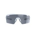 BBB CYCLING Fuse Sportglasses Matt White/Black Pcsmoke Flash Mirror