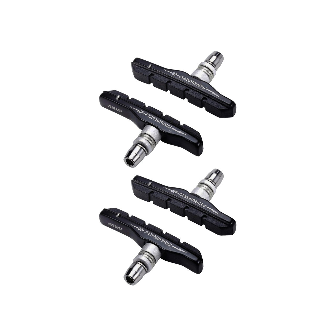 BBB Cycling V-Stop Brake Shoes Black (2 Pairs) BBS-05BK