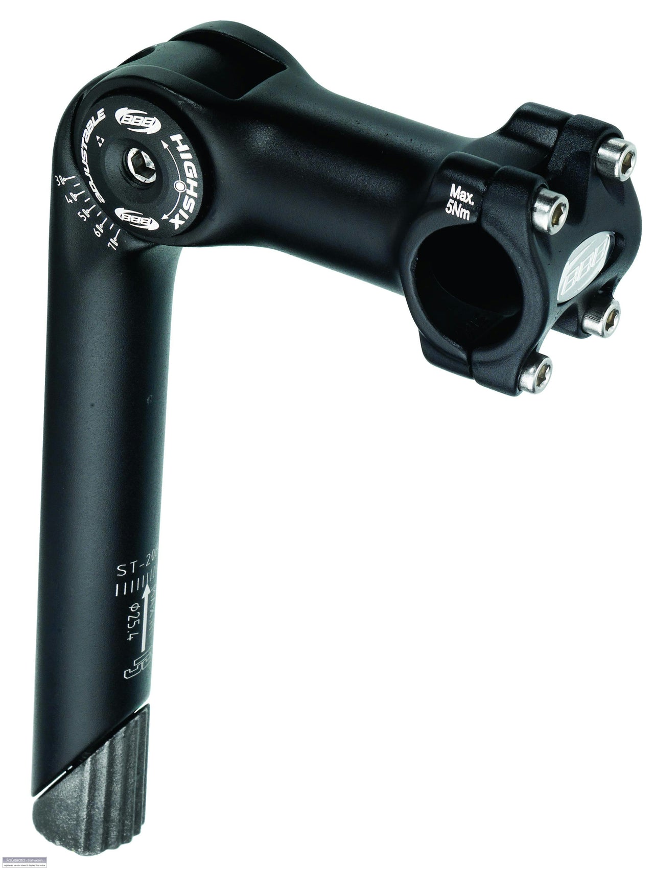 BBB Cycling HIGHSIX ADJUSTABLE QUILL STEM QUILL 1"