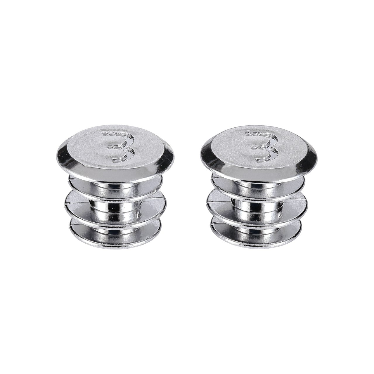 BBB Cycling End Caps Silver 2Pcs