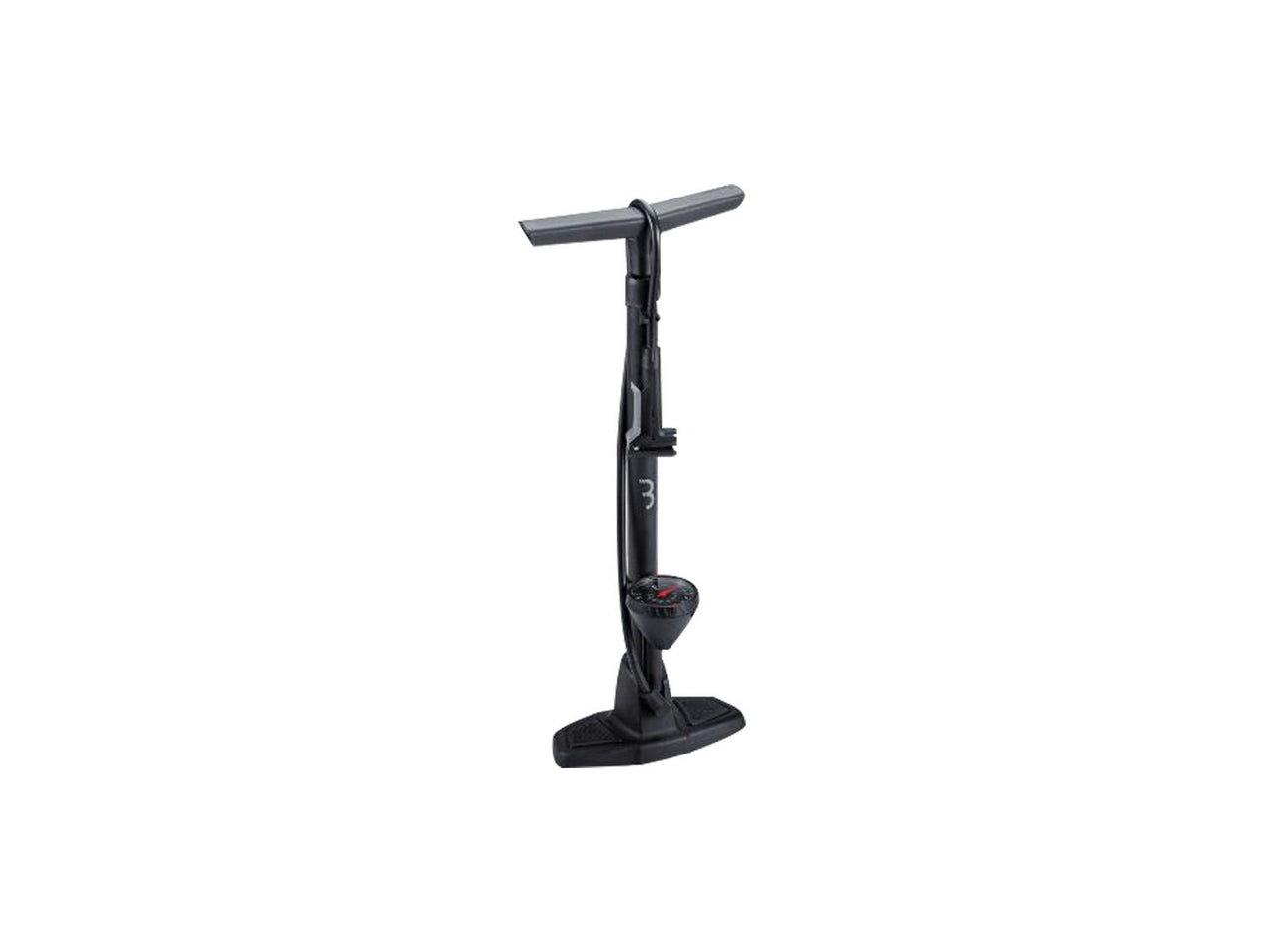 BBB Cycling Floorpump AirWave Composite W/Dualhead3.0