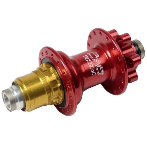 Hope Pro 2 Evo Rear Hub Boost 148x12 Red 32 Hole Rear Hub Freehub SRAM XD