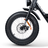 Thumbnail for Ampd Bros ACE-S Pro Dual Suspension Electric Bike - Matte Black