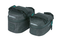 Thumbnail for Basil Discovery 365D Saddle Bag Medium 1L Black Melee