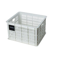 Thumbnail for BASIL BICYCLE CRATE M, MEDIUM, 27L, BRIGHT WHITE