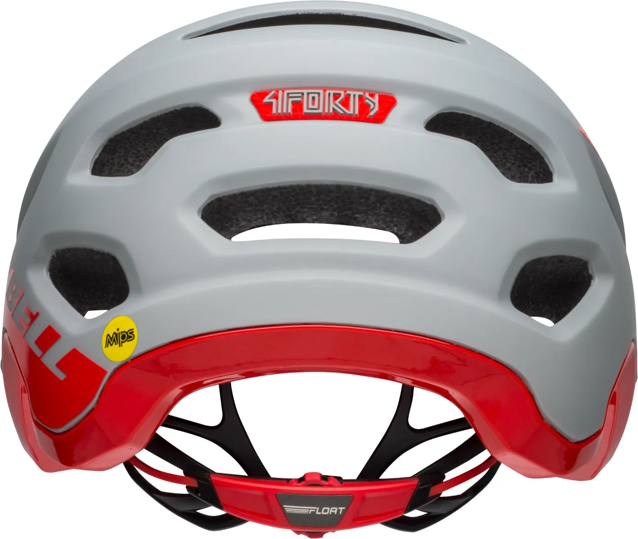 BELL 4FORTY HELMET MIPS MAT/GLS DARK GREY/CRIMSON LGE