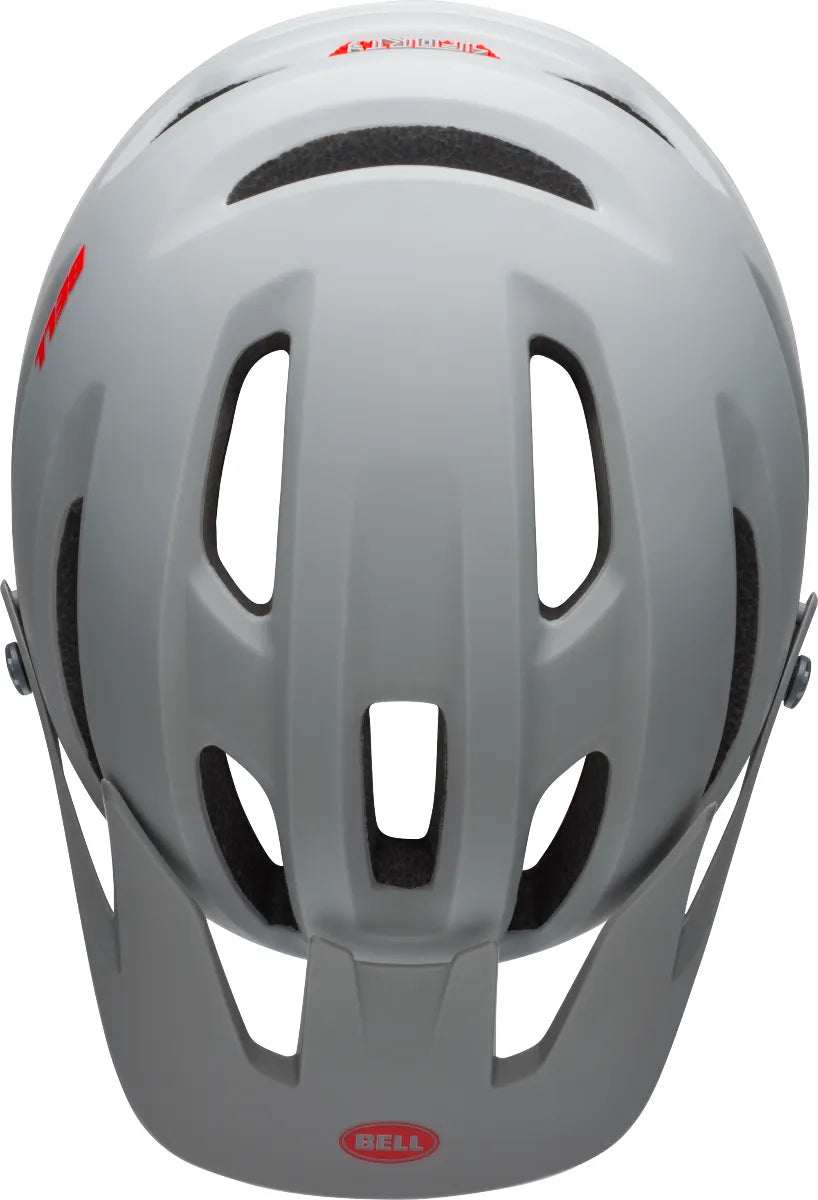 BELL 4FORTY HELMET MIPS MAT/GLS DARK GREY/CRIMSON LGE