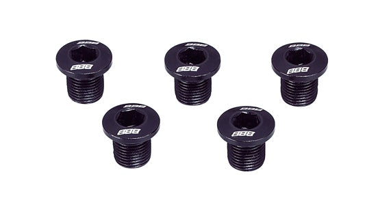 BBB Cycling Triplestars Chainring Bolts Black 5Pcs