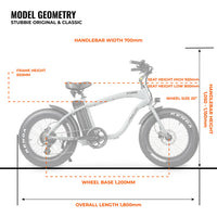 Thumbnail for Ampd Bros Stubbie-S Original S2 Electric Bike - Ocean Mist